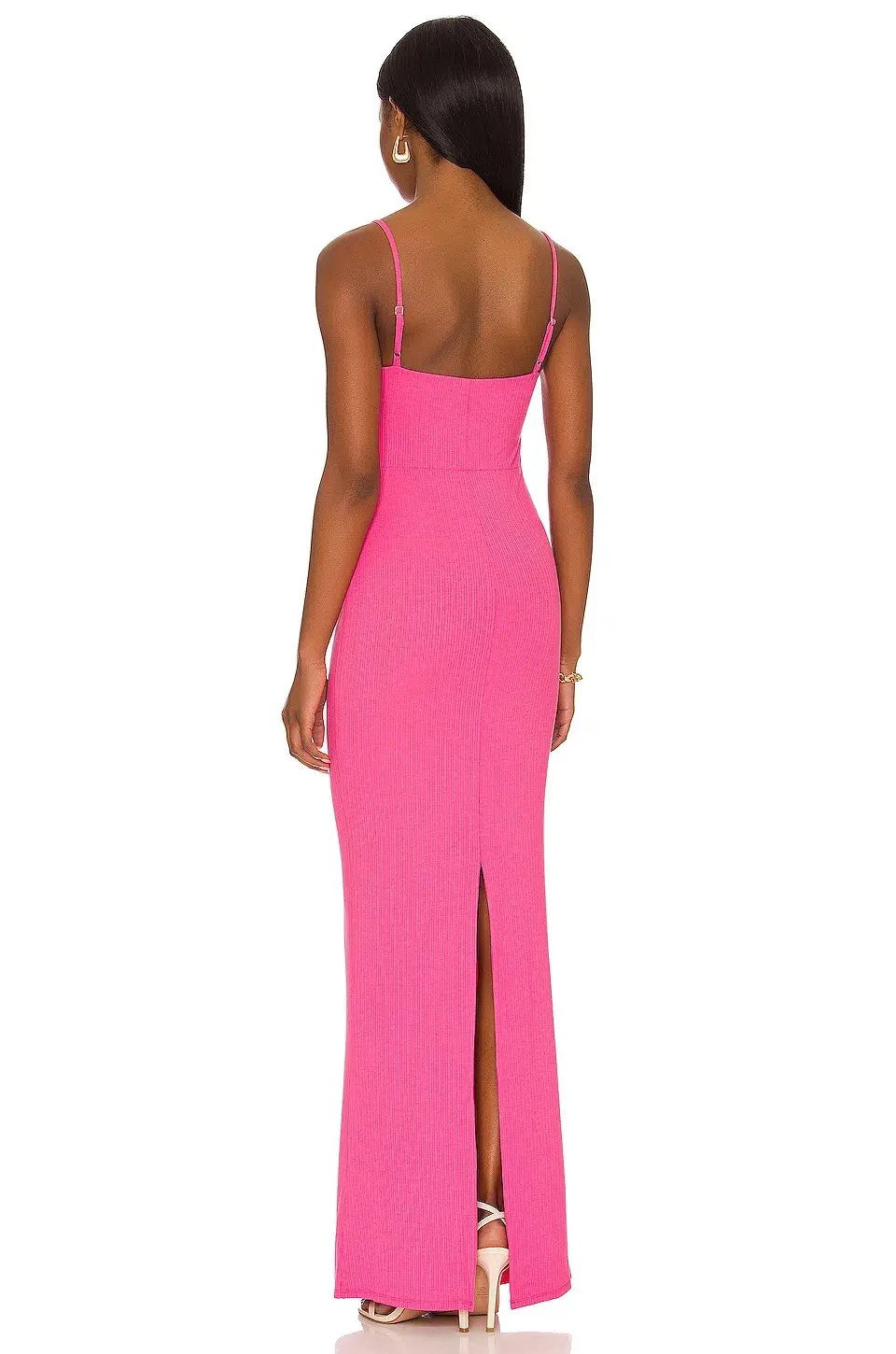 Camila Coelho Hayley Maxi Dress in Hot Pink Size S/Au 8 photo 3