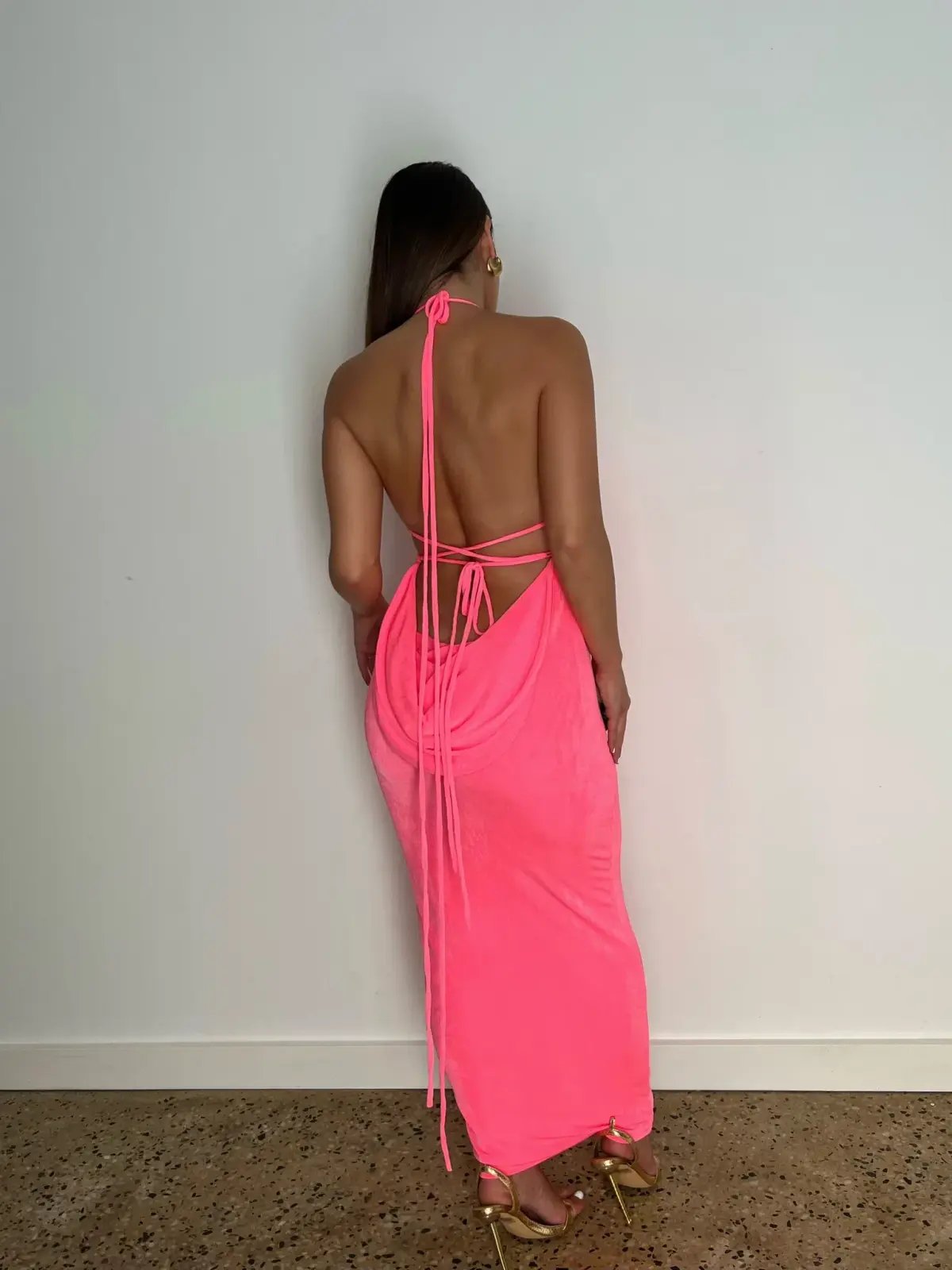 Melani the Label Ciana Dress Pink Size 8 photo 4
