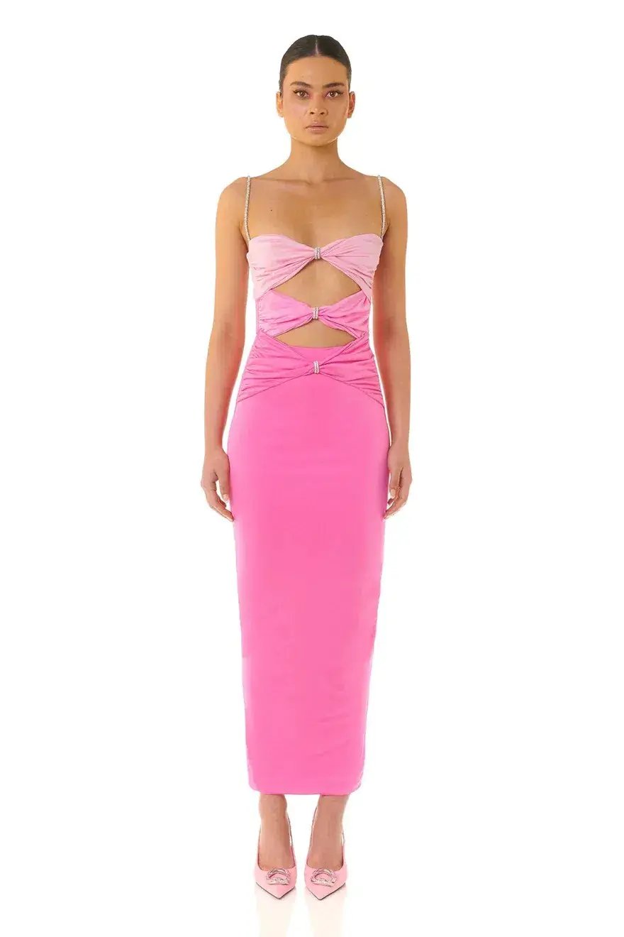Eliya The Label Zora Dress Pink Size XS/ Au 6 photo 2