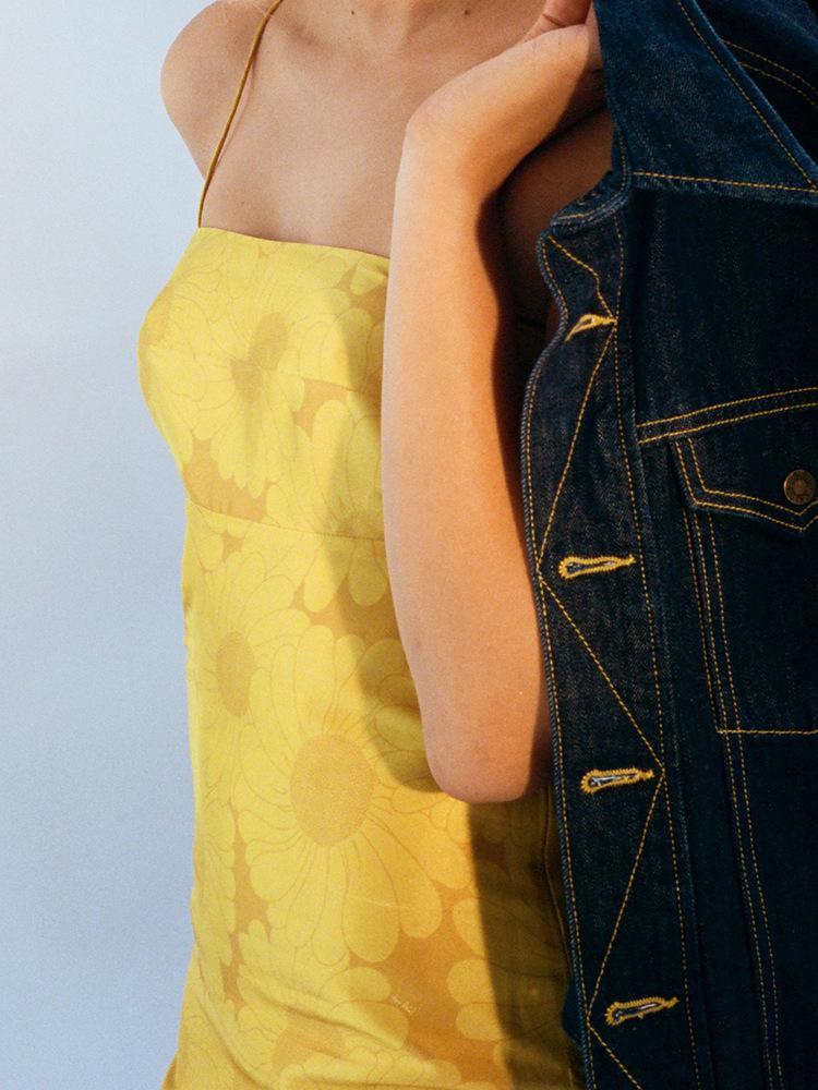 Realisation Par The Christy Dress Yellow Size 8 photo 3