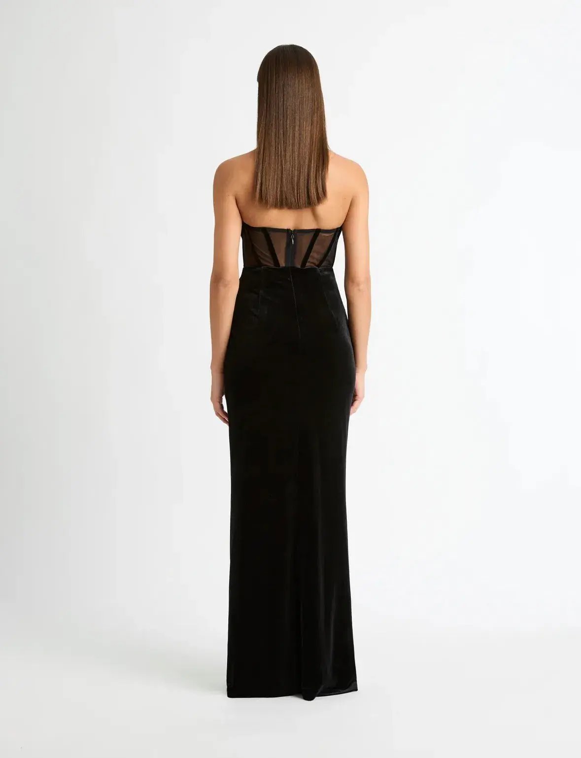 Sheike Trinity Maxi Dress Black Size 8 photo 3