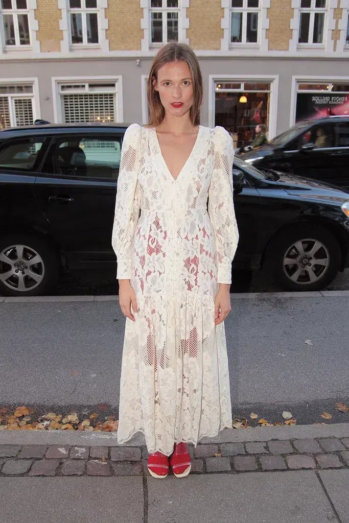 Mr. Larkin The Penny Dress Ivory Size 10 photo 3
