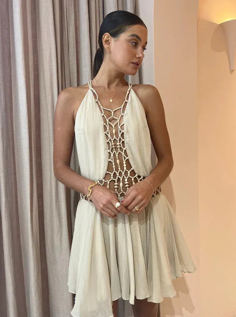 Magali Pascal Carolina Dress Nude Size AU 10 photo 2