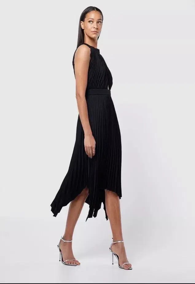 Mossman Rapture Midi Dress Black Size 8 photo 2