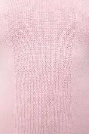 Jacquemus Ribbed Polo Top With Open Back Pink Size 32 / AU 4 photo 5