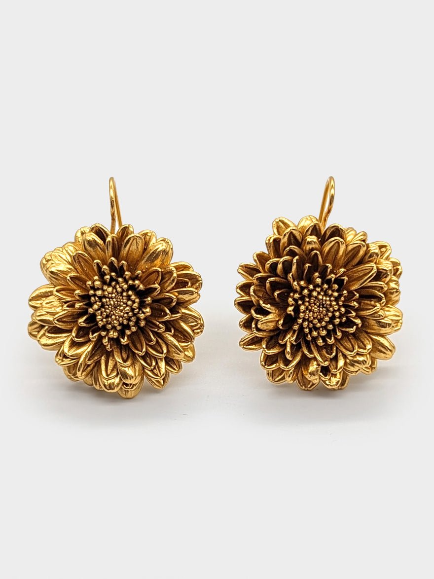 Thallo Crysanthe Earrings Gold photo 2