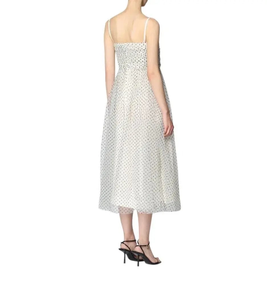 Zimmermann Tulle Midi Dress White Size 3 / AU 14 photo 2