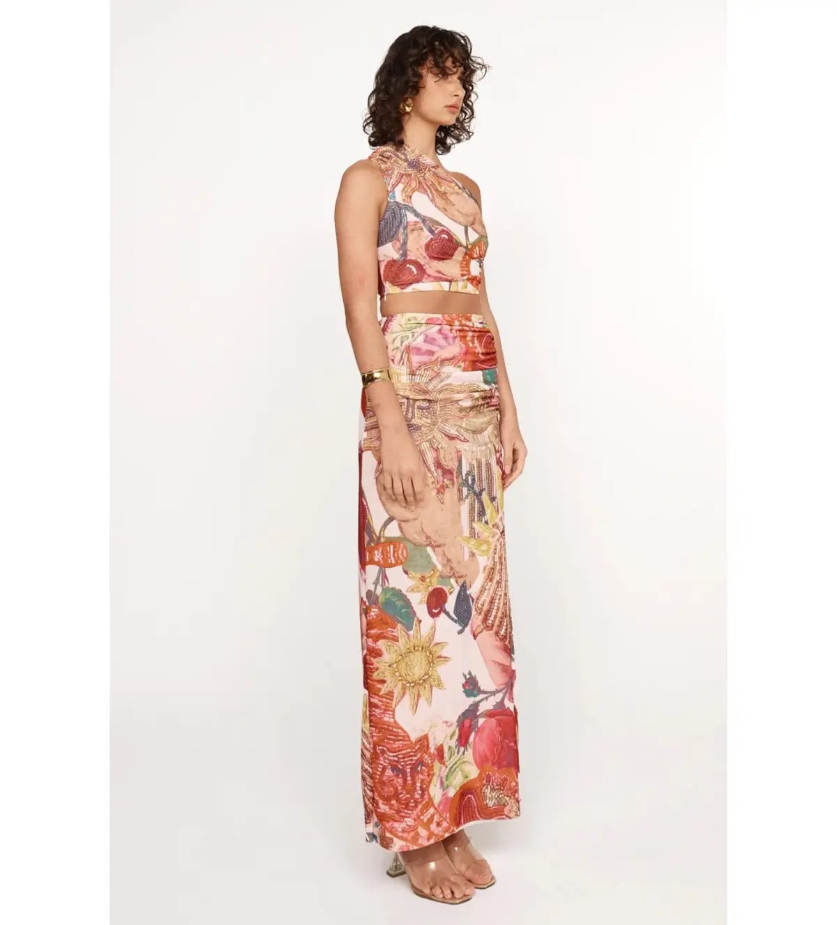 She is OLLÁ Ophelia Maxi Dress Victor Print Size AU 8 photo 4
