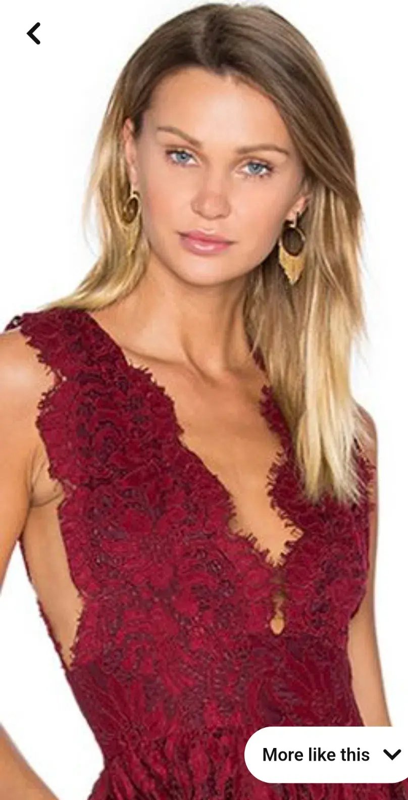 Bordeaux Adalynn Dress Burgundy Size 8-10 photo 2