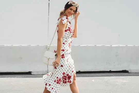 Sheike Poppy Dot Midi Dress Multi Size 10 photo 3