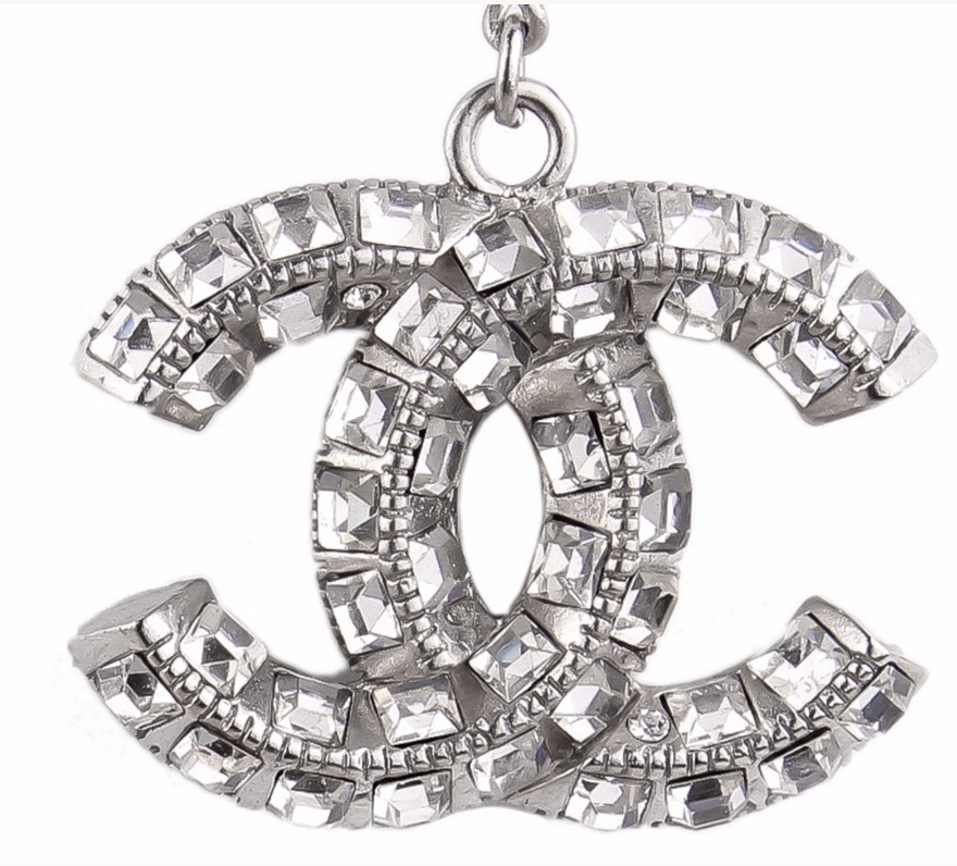 Chanel CC Crystal Drop Earrings photo 2