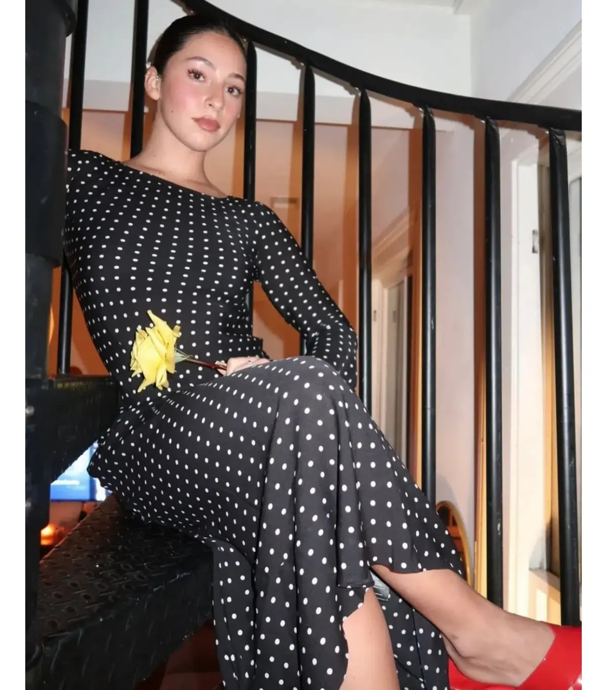 Realisation Par The Gia Maxi Dress in Petit Point Size Small / AU 8 photo 2