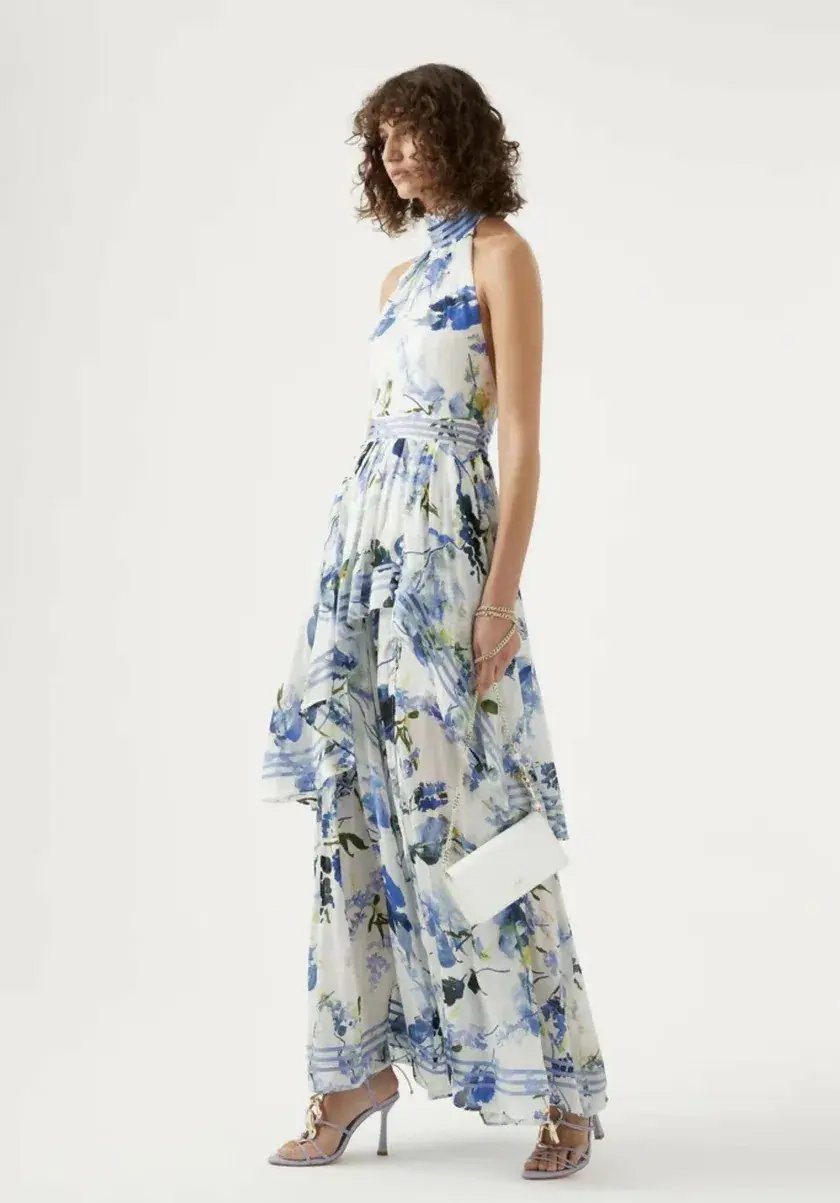 Aje Sienna Maxi Dress in Lavenders Of Provence Size 4 photo 4
