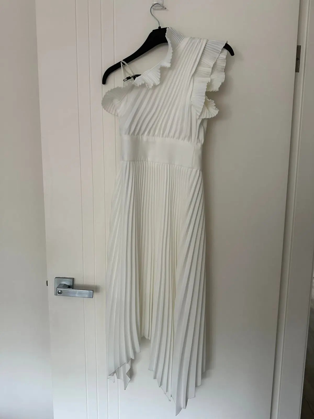 Mossman The Lady Like Midi Dress White Size 6 photo 5