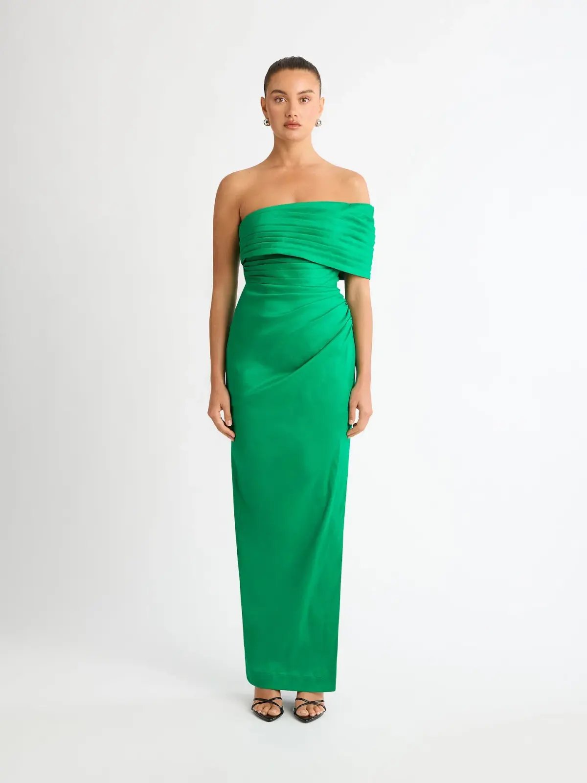 Sheike Giselle Gown Jade Green Size 10 photo 6