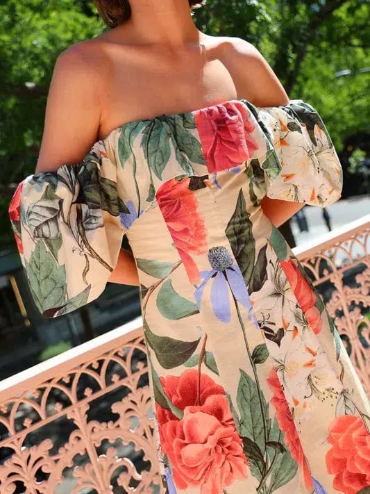 By Nicola Paradiso Maxi Dress in Primavera Print Size 14 photo 7
