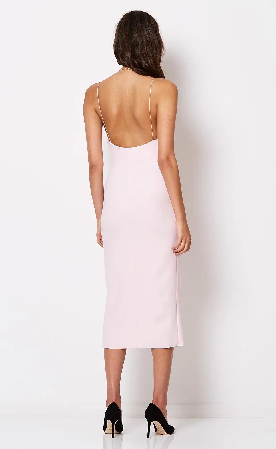 Bec & Bridge Cindy Midi Dress Pink Size 6 photo 3