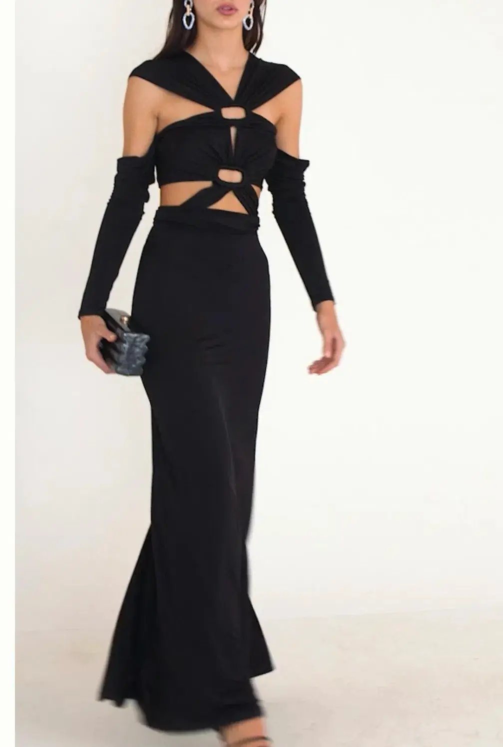 Cult Gaia Marisol Gown Black Size 6 photo 2