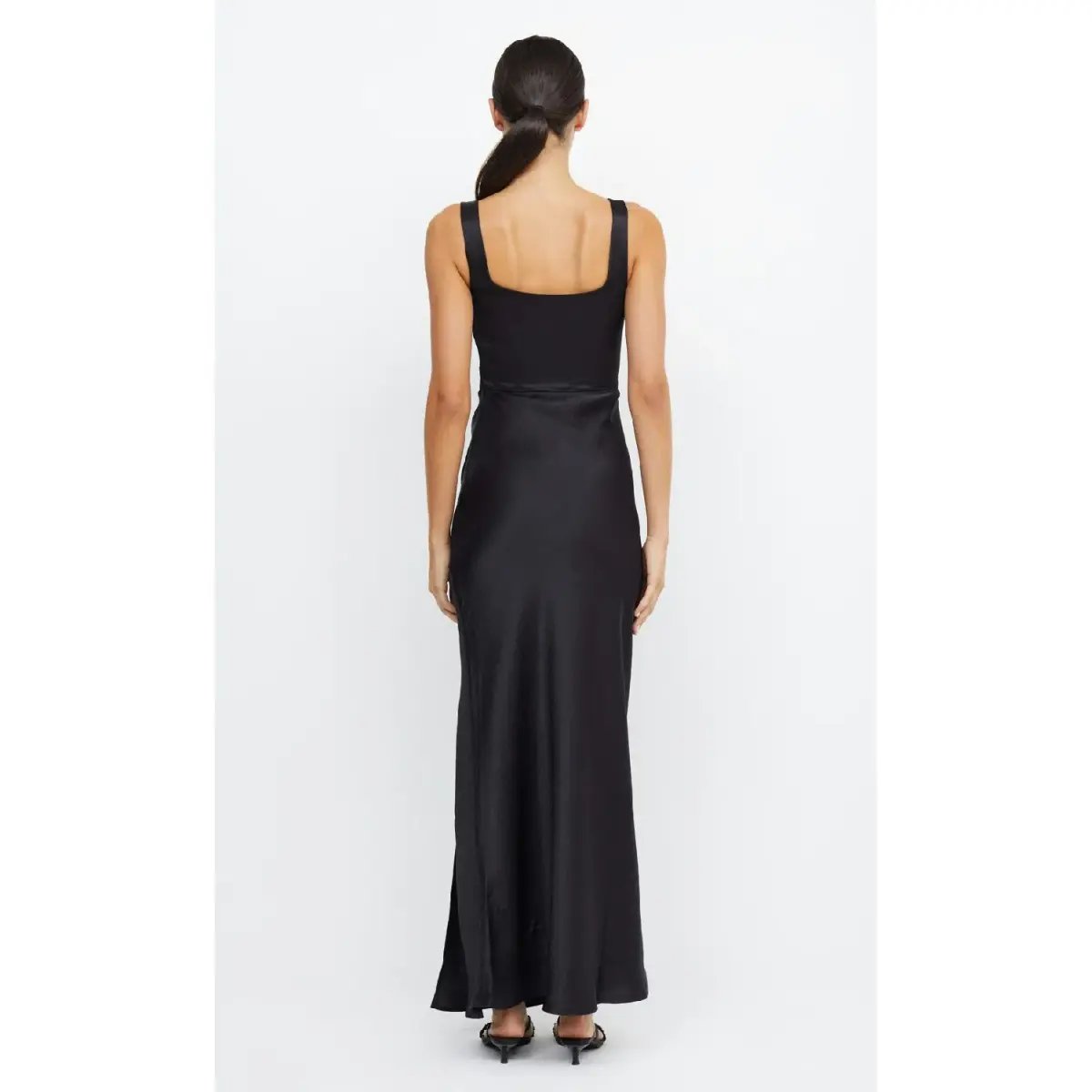 Bec & Bridge Dreamer Square Neck Dress Black Size AU 12 photo 2