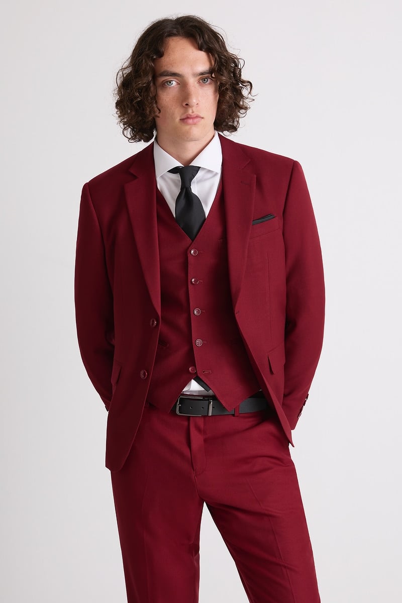 Maroon Suit Jacket photo 3