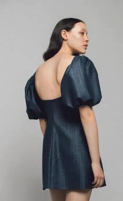 Georgia Alice Mia Mini Dress - Navy Sparkle Size 6 photo 3