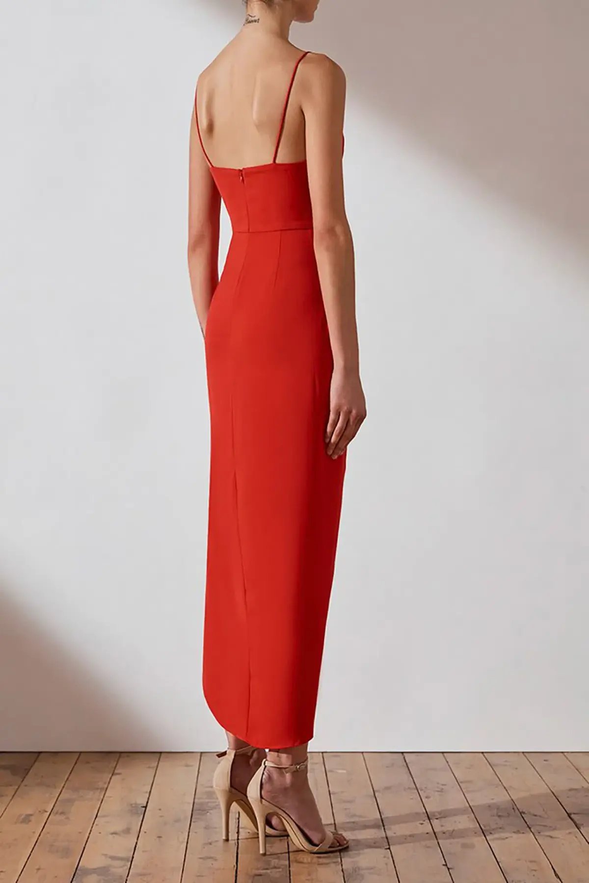 Shona Joy Core Cocktail Dress Red Size 10 photo 4