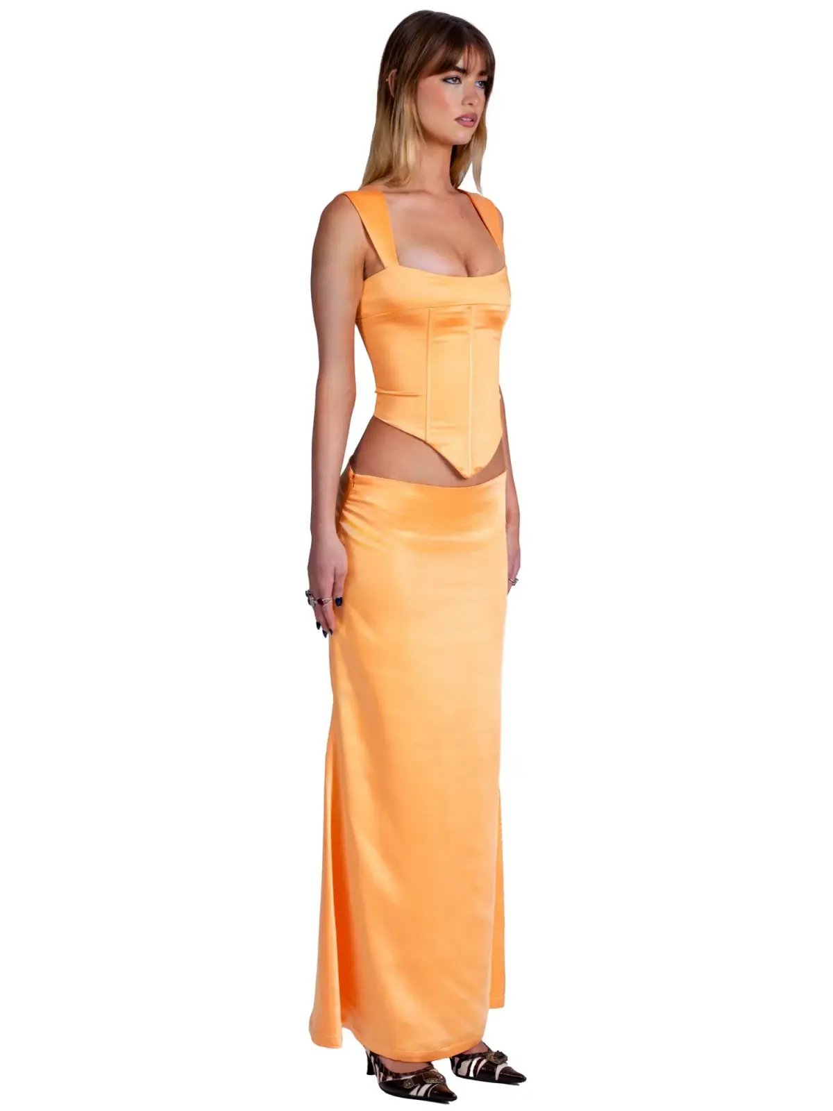 I am Delilah Valerie Corset & Maxi Skirt Sherbet Size S / AU 8 photo 2