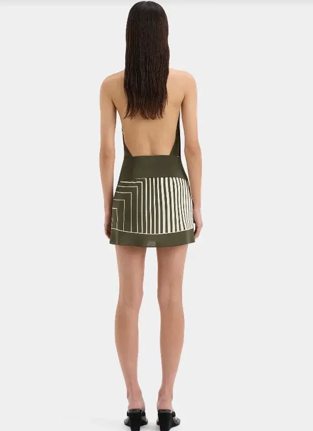 SIR The Label Leilana Mini Garden Stripe Dress Size AU 10 photo 2