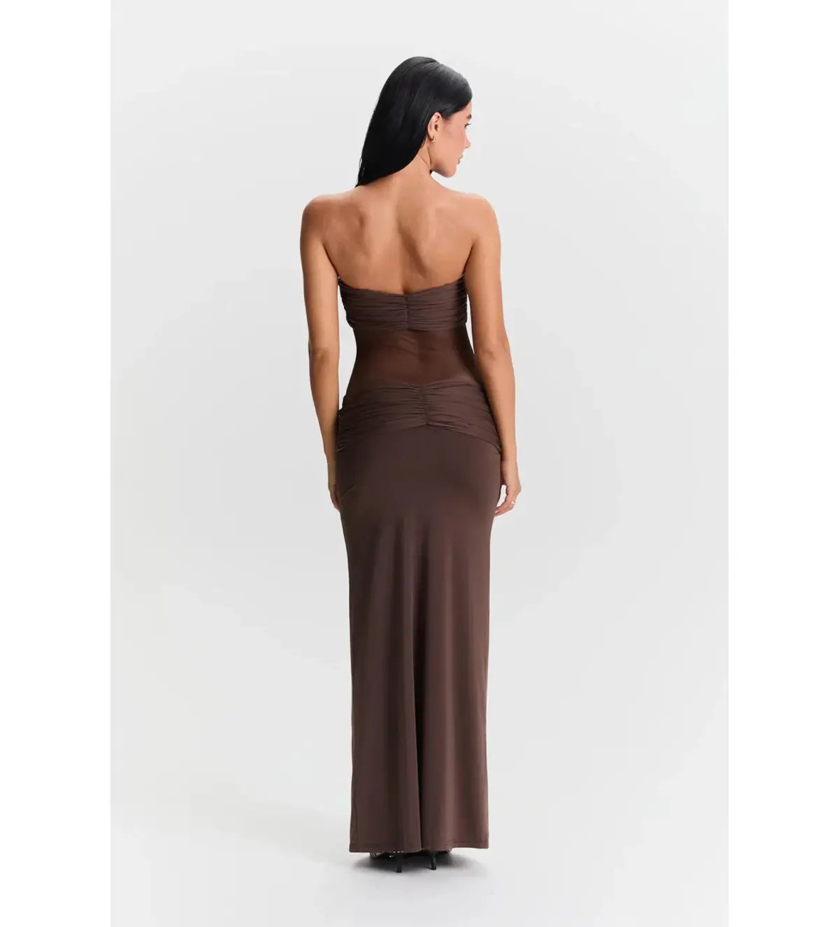 Sasha Therese Amara Maxi Dress Brown Size S/AU 8 photo 4