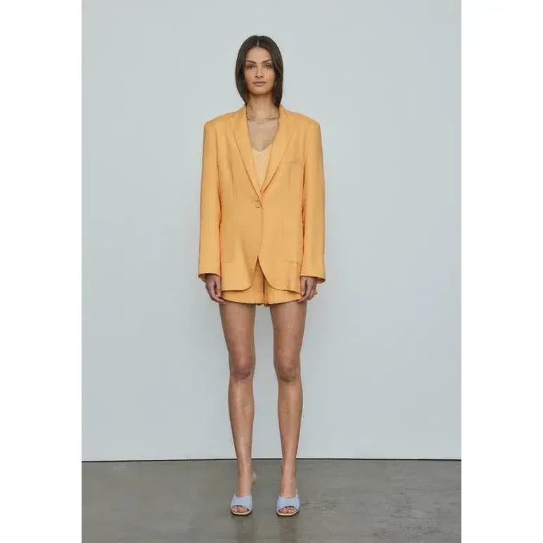 Viktoria and Woods Capulet Blazer Lava Bralette & Dawson Shorts Set Yellow Size 2 photo 2