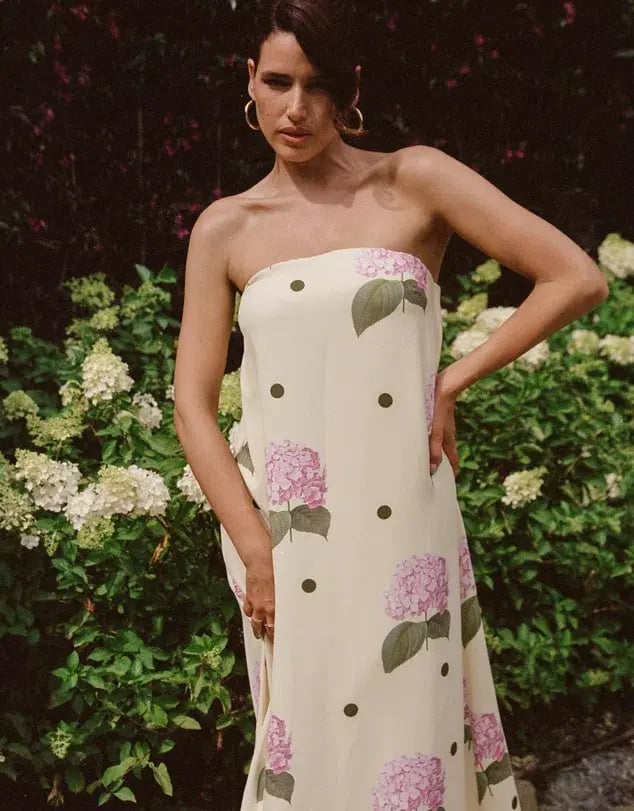 Palm Noosa Alessia Midi Dress Portofino Polka Dot Size 12 photo 3
