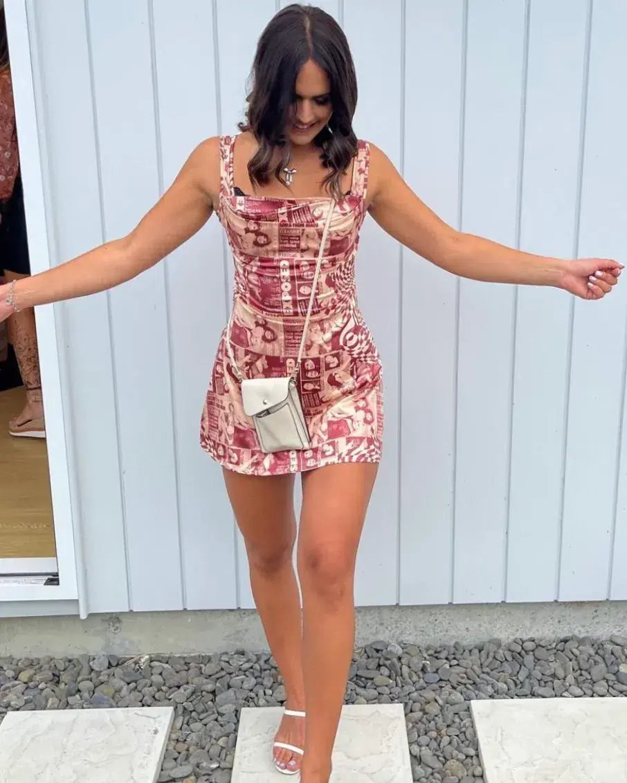 Miaou Wanted Ginger Mini Dress Print Size S/Au 8 photo 3