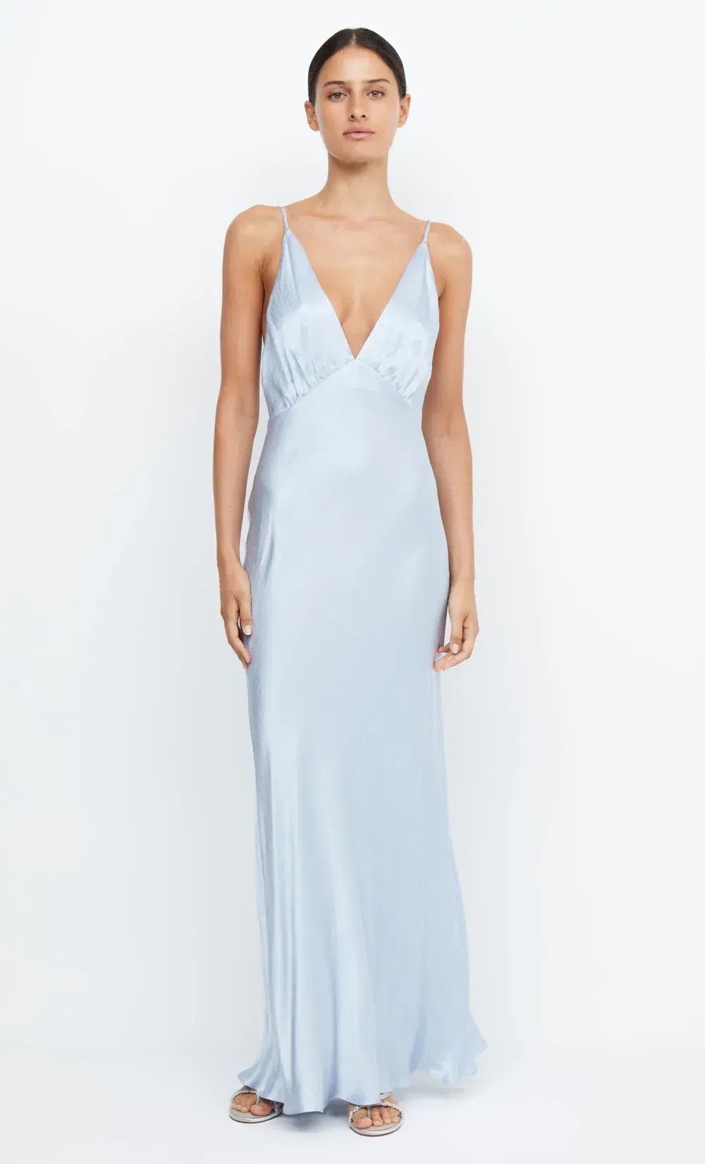 Bec & Bridge Moon Dance V Maxi Dress Blue Size 8 / S photo 3