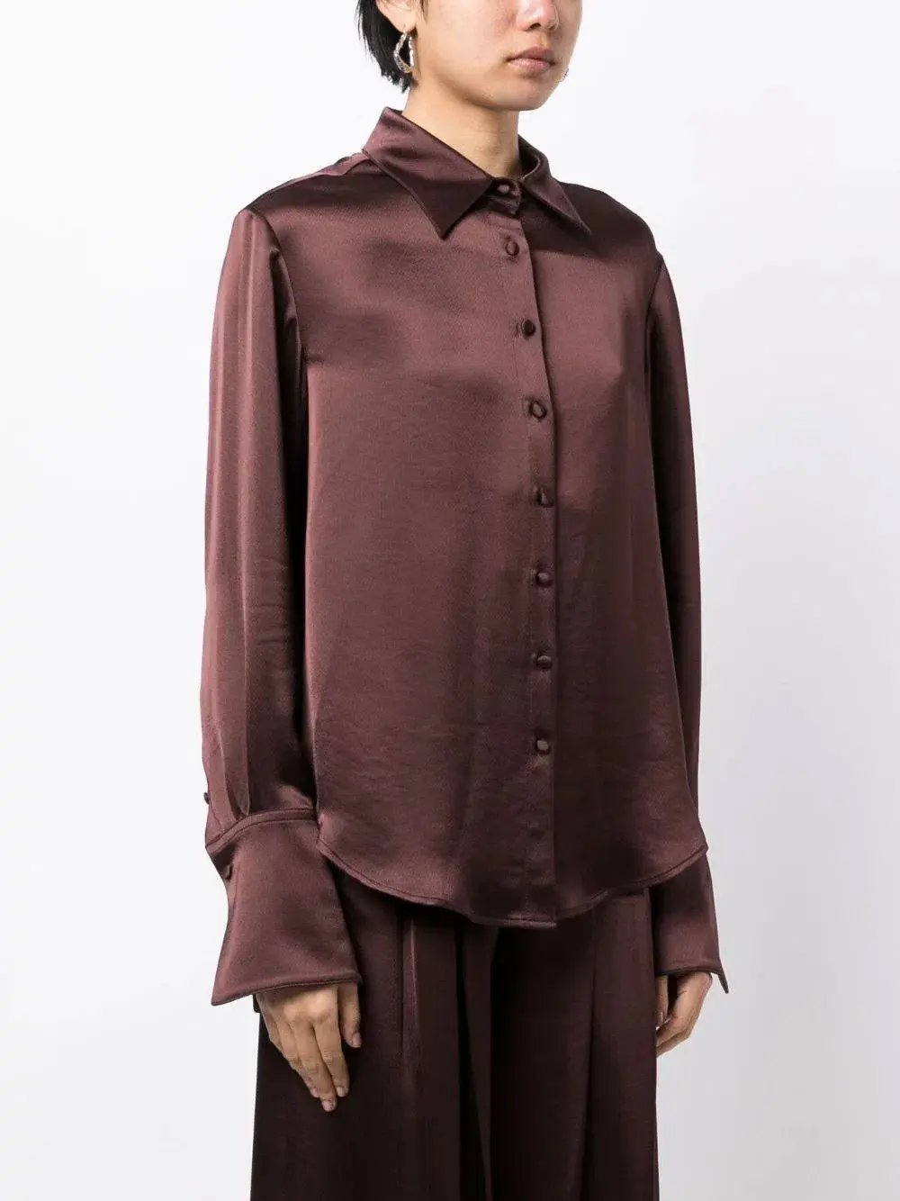Anna Quan Lana Shirt and Matteo Pant Shaved Chocolate Size 8 photo 2