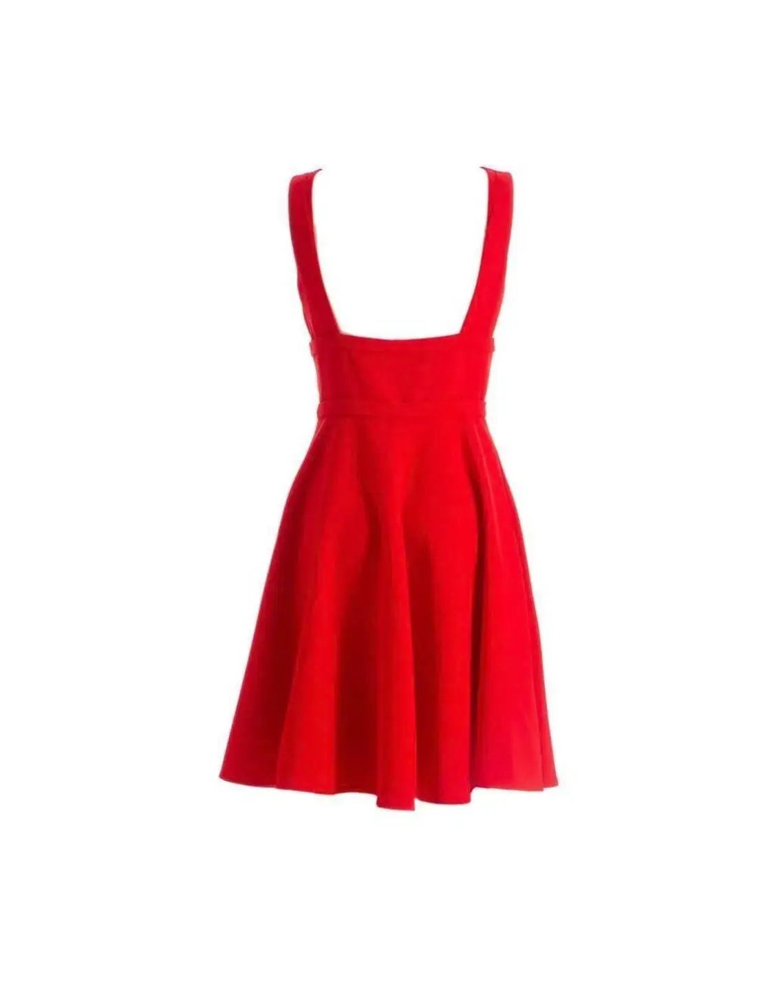 Miu Miu Bow Embellished Cady Crepe Dress Red Size AU 8 photo 3