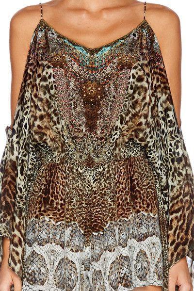 Camilla Roar Of The Court Drop Shoulder Playsuit Size 10 photo 3