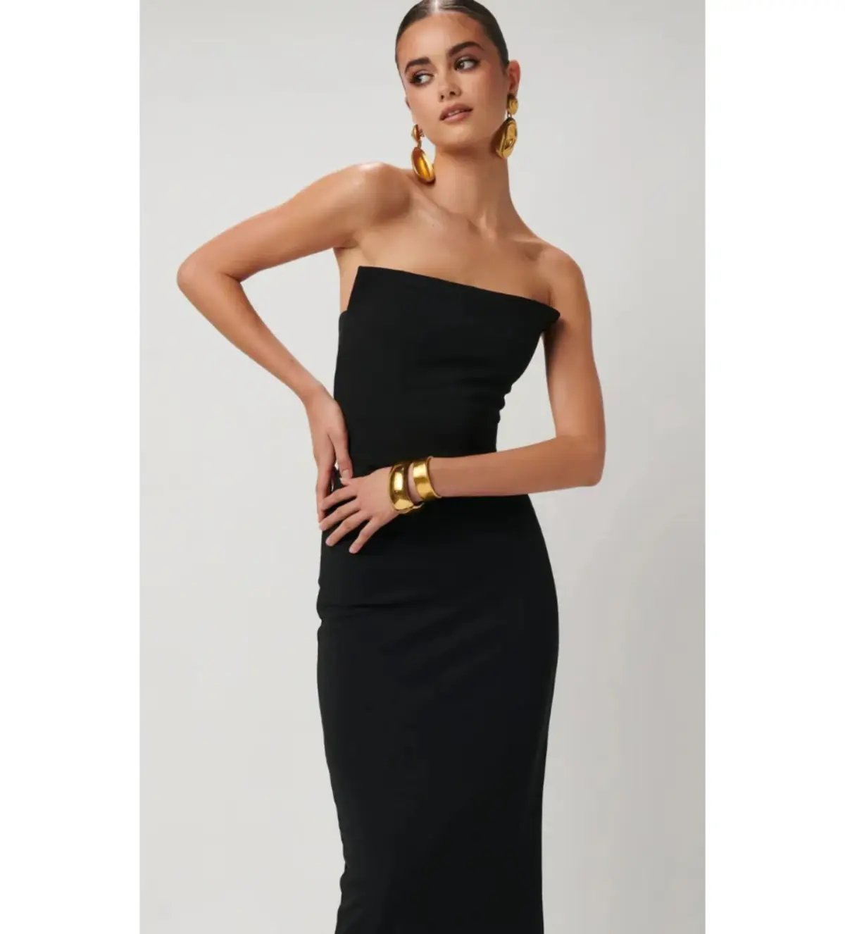 Effie Kats Danna Dress Black Size AU 10 photo 3