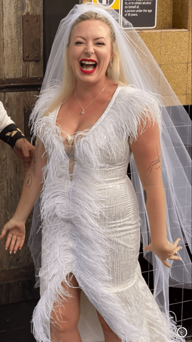 Portia and Scarlett Wedding Dress size 8 photo 3