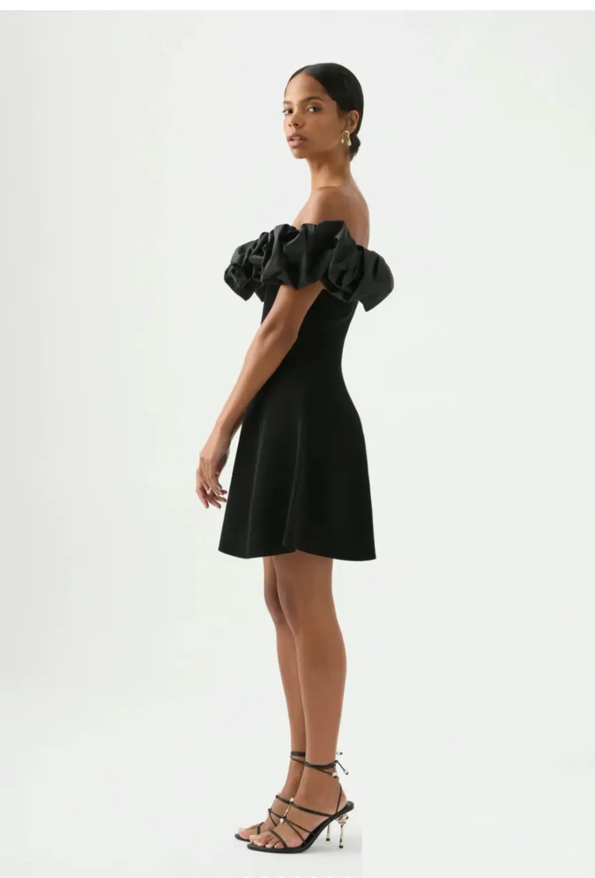 Aje Eldora Mini Dress Black Size 8 photo 2