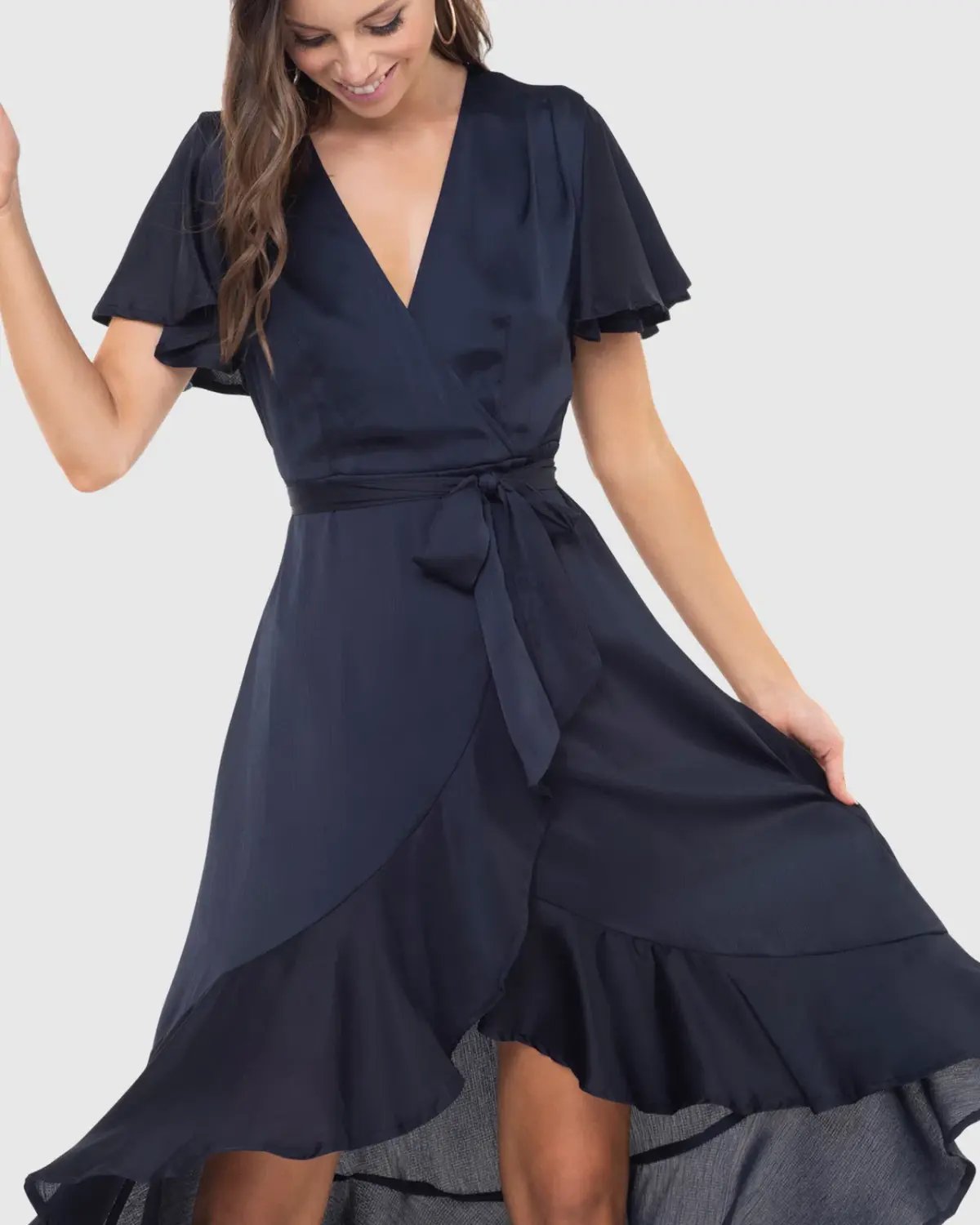 Pilgrim Stormy Maxi Dress in Blue Size AU 12 photo 4