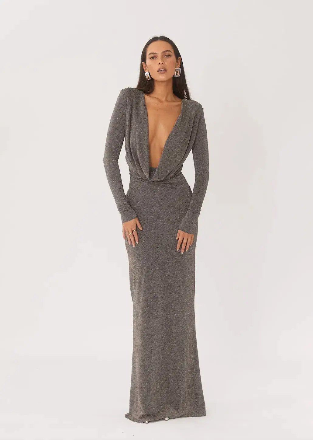 Arcina Ori Jen Dress Grey Size M / AU 10 photo 5