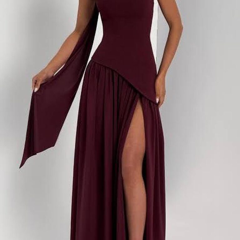 Babyboo Maliyah Dress Plum Burgundy photo 2