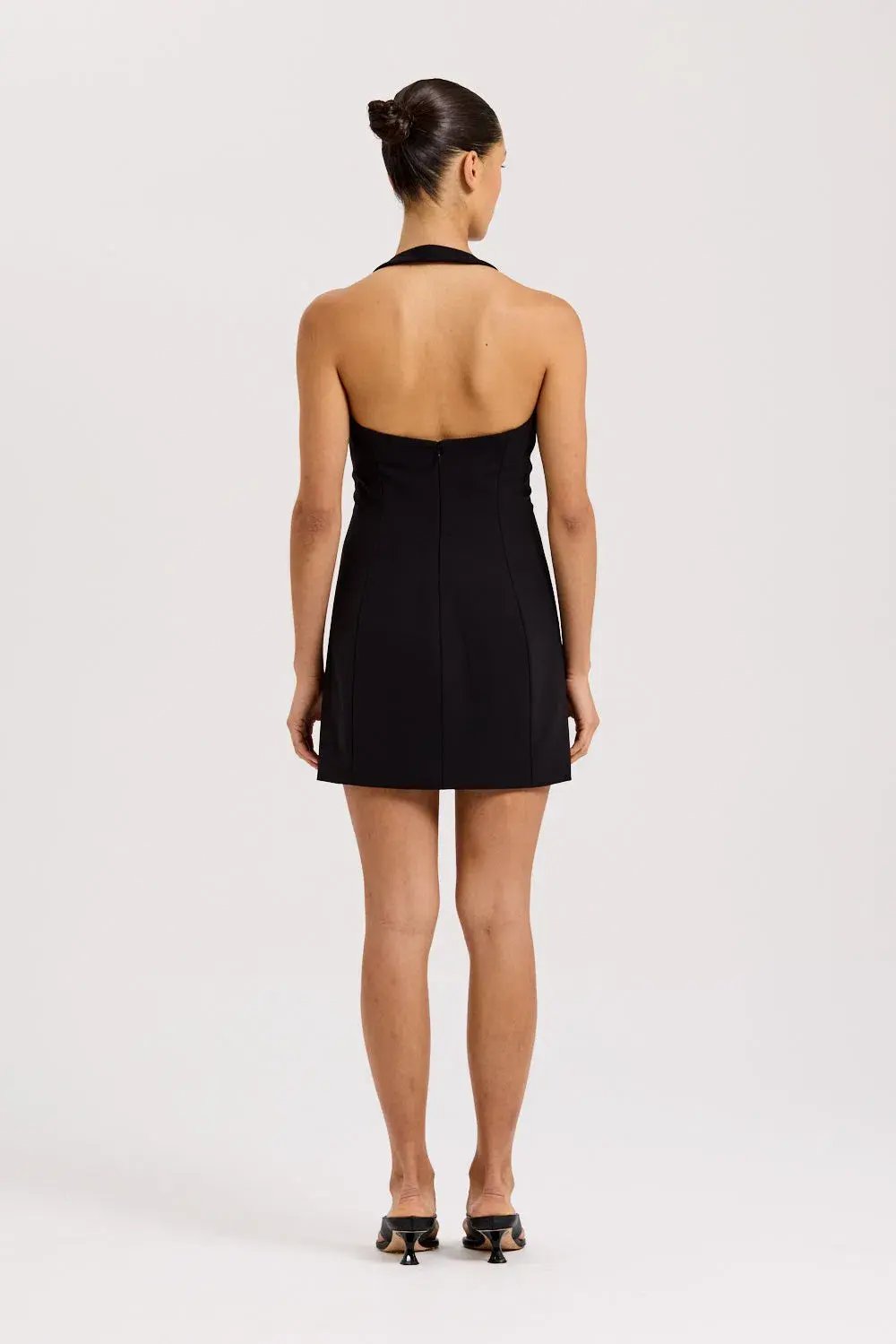 Henne Cora Mini Dress Black Size 8 photo 3