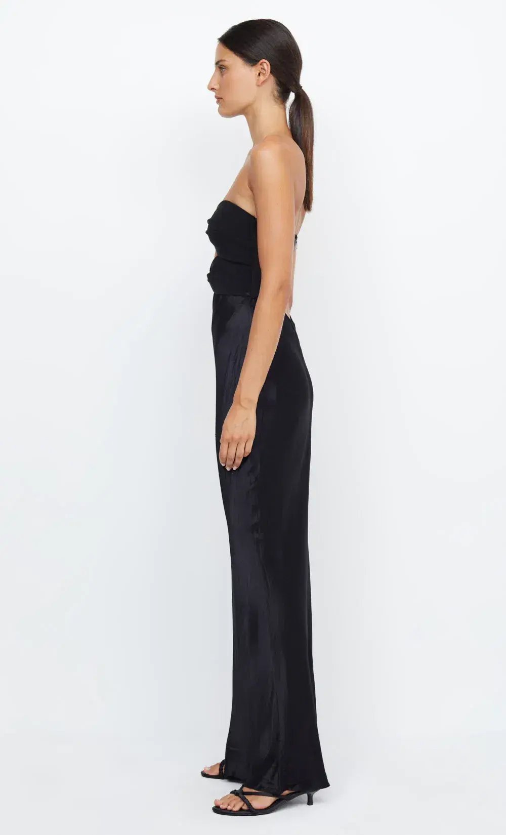 Bec & Bridge Halle Strapless Dress Black Size AU 8 photo 2