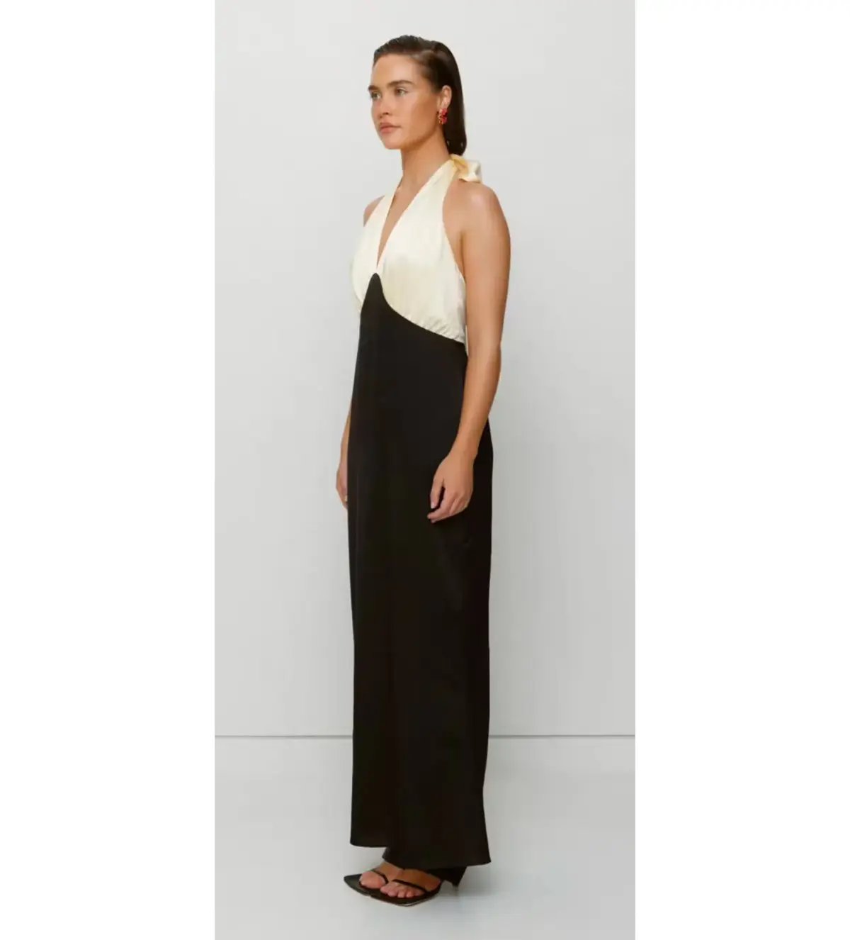 The Wolf Gang Oahu Slip Dress Noir size AU 12 photo 2