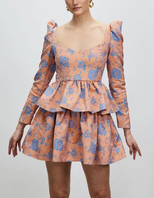 Nicola Finetti Lolly Mini Dress Multi Floral Size 10 photo 2