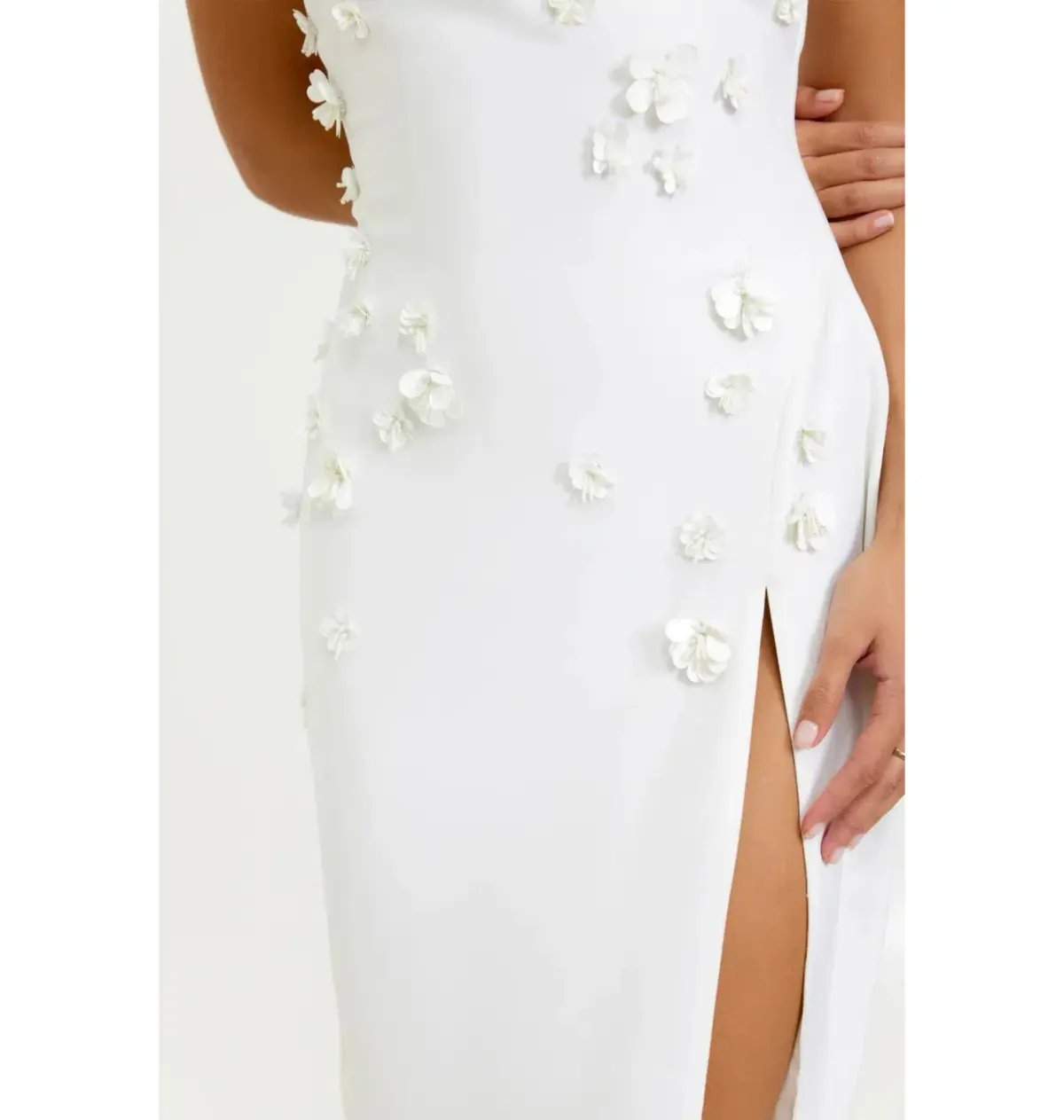 Lexi Blanca Dress Ivory Size AU 10 photo 3