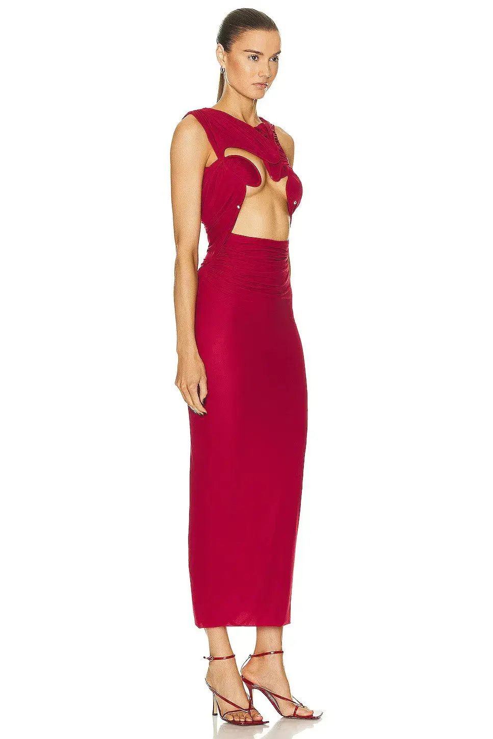 Christopher Esber Venus Tank Dress Cherry Size 8 photo 2
