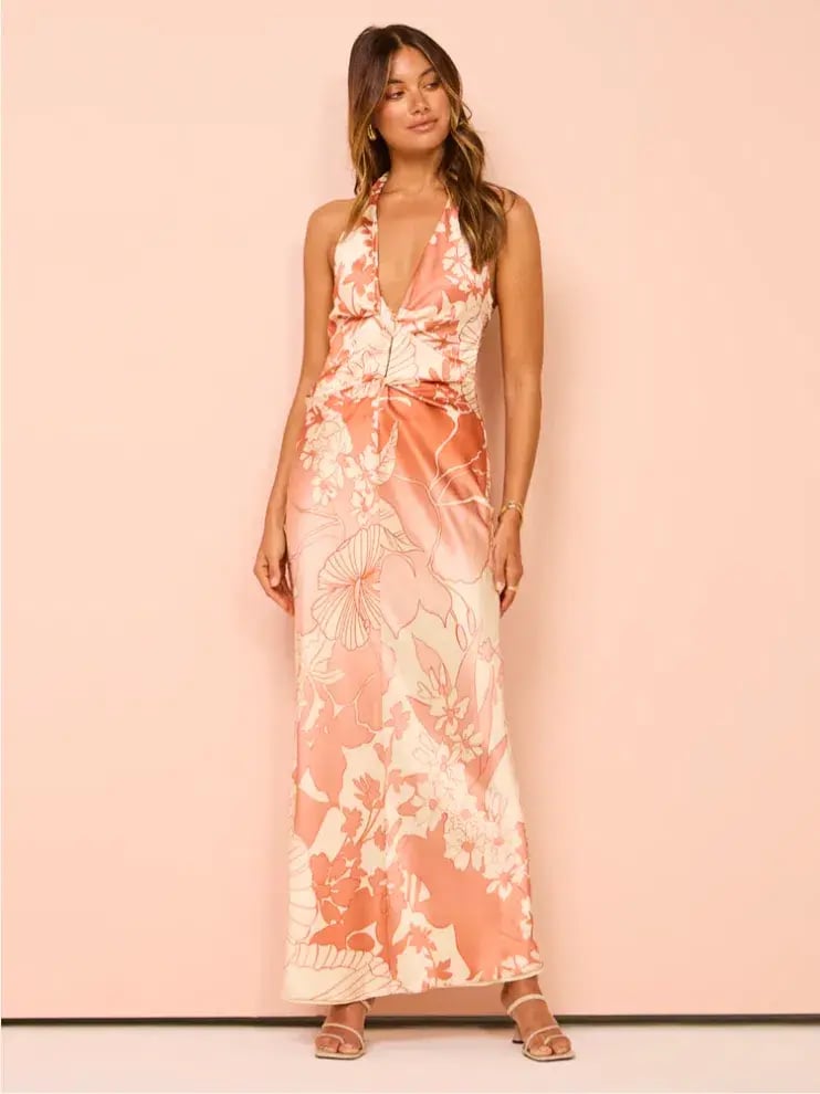 Sir The Label Como Twist Dress in Paradiso Print Size 3 / AU 12 photo 4