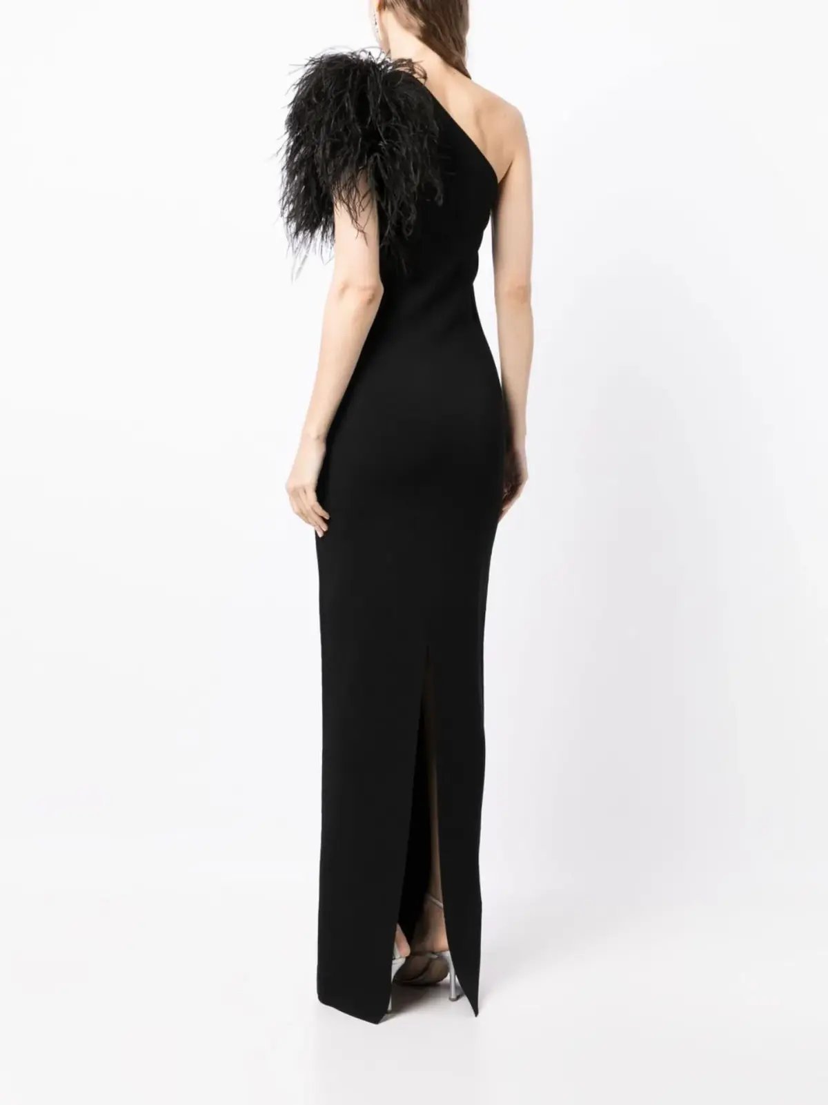 Rachel Gilbert Elcie Gown Black Size 8 photo 2